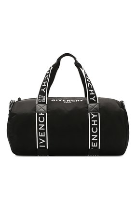 Мужская текстильная спортивная сумка GIVENCHY черного цвета, арт. BK506PK0B5 | Фото 1 (Ремень/цепочка: На ремешке; Материал: Текстиль; Размер: large)