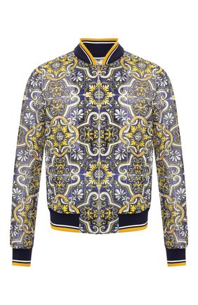 Мужской бомбер DOLCE & GABBANA разноцветного цвета по цене 79100 руб., арт. G9SE4T/HHM5U | Фото 1 Мужской бомбер DOLCE & GABBANA разноцветного цвета, арт. G9SE4T/HHM5U | Фото 1