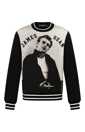 Мужской хлопковый свитшот DOLCE & GABBANA черного цвета по цене 64500 руб., арт. G9QI1T/FI7N0 | Фото 1 Мужской хлопковый свитшот DOLCE & GABBANA черного цвета, арт. G9QI1T/FI7N0 | Фото 1