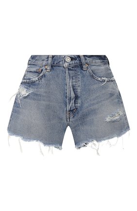 Женские джинсовые шорты MOUSSY голубого цвета по цене 15700 руб., арт. 025DSC11-2290 | Фото 1 Женские джинсовые шорты MOUSSY голубого цвета, арт. 025DSC11-2290 | Фото 1
