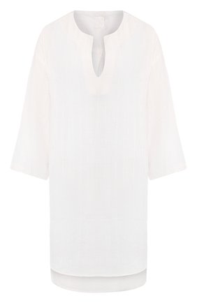 Женское льняная туника 120% LINO белого цвета по цене 26950 руб., арт. R1W40HM/F822/H00 | Фото 1 Женское льняная туника 120% LINO белого цвета, арт. R1W40HM/F822/H00 | Фото 1