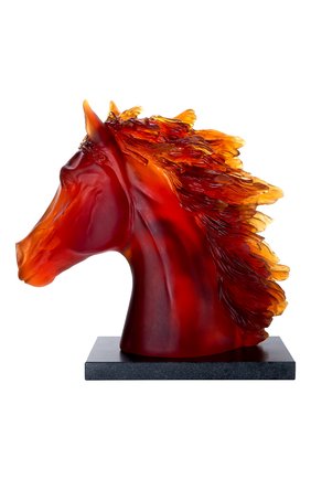 Скульптура голова лошади DAUM оранжевого цвета, арт. 05696 | Фото 2 (Ограничения доставки: fragile-2)