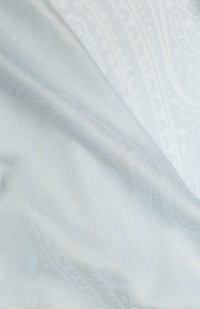 Женская шаль capri из смеси шелка и хлопка BALMUIR голубого цвета по цене 15990 руб., арт. 3107000 | Фото 2 Женская шаль capri из смеси шелка и хлопка BALMUIR голубого цвета, арт. 3107000 | Фото 2