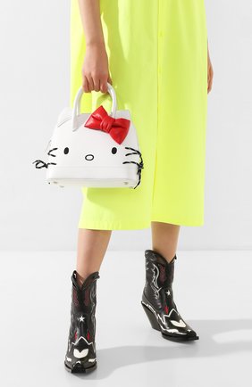 Женская сумка hello kitty s BALENCIAGA белого цвета по цене 152000 руб., арт. 619014/1CB03 | Фото 2 Женская сумка hello kitty s BALENCIAGA белого цвета, арт. 619014/1CB03 | Фото 2