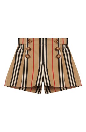 Детские хлопковые шорты BURBERRY бежевого цвета по цене 12100 руб., арт. 8029763 | Фото 1 Детские хлопковые шорты BURBERRY бежевого цвета, арт. 8029763 | Фото 1