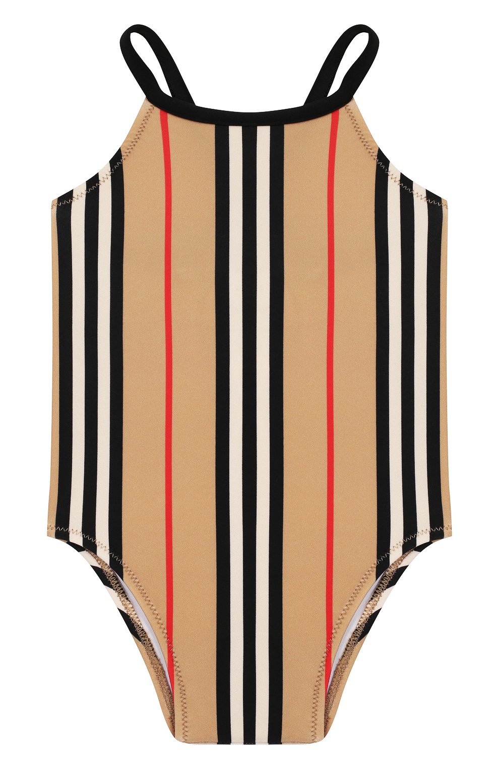 Детского слитный купальник BURBERRY бежевого цвета, арт. 8026376 | Фото 1 (Кросс-КТ НВ: Купальники; Ростовка одежда: 12 мес | 80 см, 18 мес | 86 см, 24 мес | 92 см)
