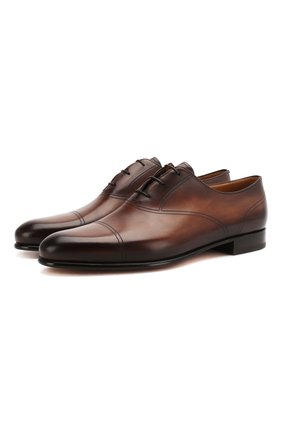 Мужские кожаные оксфорды BERLUTI коричневого цвета по цене 198000 руб., арт. S5004-002 | Фото 1 Мужские кожаные оксфорды BERLUTI коричневого цвета, арт. S5004-002 | Фото 1 (Материал внутренний: Натуральная кожа; Стили: Классический; Материал внешний: Кожа)