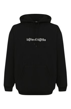 Мужской хлопковое худи BALENCIAGA черного цвета по цене 56850 руб., арт. 570811/TIV51 | Фото 1 Мужской хлопковое худи BALENCIAGA черного цвета, арт. 570811/TIV51 | Фото 1