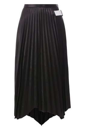 Женская кожаная юбка HELMUT LANG черного цвета по цене 93500 руб., арт. K01HW307 | Фото 1 Женская кожаная юбка HELMUT LANG черного цвета, арт. K01HW307 | Фото 1