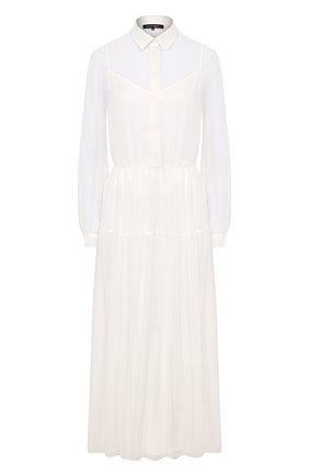 Женское шелковое платье TEREKHOV GIRL белого цвета по цене 34000 руб., арт. 2DE049/1091.101/S20 | Фото 1 Женское шелковое платье TEREKHOV GIRL белого цвета, арт. 2DE049/1091.101/S20 | Фото 1