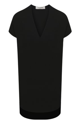 Женская шелковый топ VALENTINO черного цвета по цене 86800 руб., арт. TB0AE4P51MM | Фото 1 Женская шелковый топ VALENTINO черного цвета, арт. TB0AE4P51MM | Фото 1
