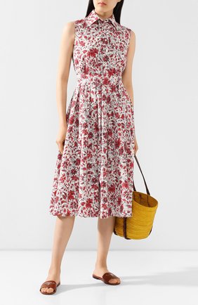 Женские кожаные шлепанцы PRADA коричневого цвета по цене 35000 руб., арт. 1XX556-248-F0046-10 | Фото 2 Женские кожаные шлепанцы PRADA коричневого цвета, арт. 1XX556-248-F0046-10 | Фото 2
