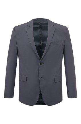 Мужской хлопковый пиджак PRADA синего цвета по цене 115000 руб., арт. SD080-1BJ2-F0AFC-191 | Фото 1 Мужской хлопковый пиджак PRADA синего цвета, арт. SD080-1BJ2-F0AFC-191 | Фото 1