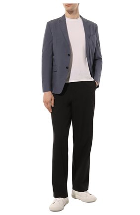 Мужской хлопковый пиджак PRADA синего цвета по цене 115000 руб., арт. SD080-1BJ2-F0AFC-191 | Фото 2 Мужской хлопковый пиджак PRADA синего цвета, арт. SD080-1BJ2-F0AFC-191 | Фото 2