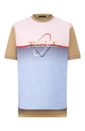 Мужская хлопковая футболка PRADA разноцветного цвета по цене 55000 руб., арт. UJN654-1WL7-F0YKV-201 | Фото 1 Мужская хлопковая футболка PRADA разноцветного цвета, арт. UJN654-1WL7-F0YKV-201 | Фото 1