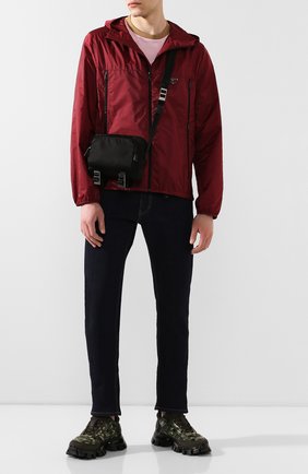 Мужская текстильная сумка PRADA черного цвета по цене 76000 руб., арт. 2VH043-973-F0002-OOO | Фото 2 Мужская текстильная сумка PRADA черного цвета, арт. 2VH043-973-F0002-OOO | Фото 2