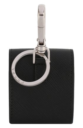 Мужской кожаный чехол для airpods PRADA черного цвета по цене 22500 руб., арт. 2TT106-2AHF-F0002 | Фото 2 Мужской кожаный чехол для airpods PRADA черного цвета, арт. 2TT106-2AHF-F0002 | Фото 2