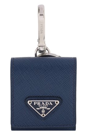 Кожаный чехол для airpods PRADA синего цвета по цене 44000 руб., арт. 2TT106-2AHF-F0016 | Фото 1 Кожаный чехол для airpods PRADA синего цвета, арт. 2TT106-2AHF-F0016 | Фото 1 (Материал: Натуральная кожа; Женское Кросс-КТ: Кожа AirPods)