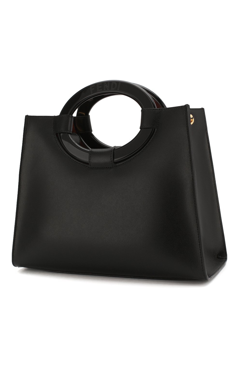 Женская сумка runaway small FENDI черного цвета по цене 179000 руб., арт. 8BH353 A8SL | Фото 3 Женская сумка runaway small FENDI черного цвета, арт. 8BH353 A8SL | Фото 3
