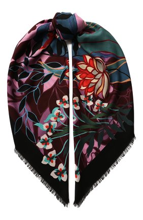 Женская шаль из смеси шерсти и шелка valentino garavani VALENTINO розового цвета по цене 38450 руб., арт. TW0EB104/SRT | Фото 1 Женская шаль из смеси шерсти и шелка valentino garavani VALENTINO розового цвета, арт. TW0EB104/SRT | Фото 1
