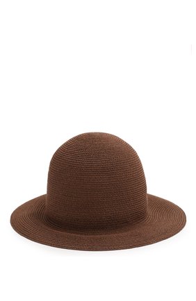 Женская шляпа kate  LORO PIANA коричневого цвета, арт. FAI6117 | Фото 2 (Материал: Растительное волокно; Региональные ограничения белый список (Axapta Mercury): RU)