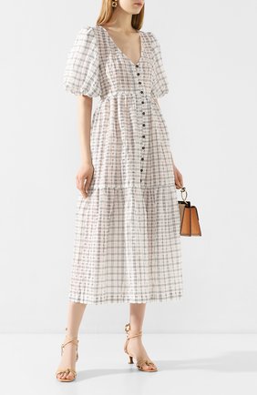 Женские кожаные босоножки lace 50 MANU ATELIER кремвого цвета по цене 22700 руб., арт. 2019004 | Фото 2 Женские кожаные босоножки lace 50 MANU ATELIER кремвого цвета, арт. 2019004 | Фото 2