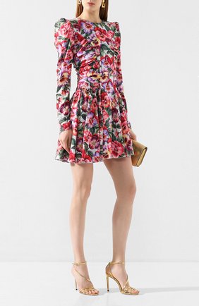 Женские кожаные босоножки tesca 100 JIMMY CHOO золотого цвета по цене 46500 руб., арт. TESCA 100/WKE | Фото 2 Женские кожаные босоножки tesca 100 JIMMY CHOO золотого цвета, арт. TESCA 100/WKE | Фото 2