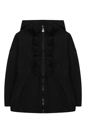 Детская ветровка MONCLER черного цвета по цене 25200 руб., арт. F1-954-1B710-10-C0417/12-14A | Фото 1 Детская ветровка MONCLER черного цвета, арт. F1-954-1B710-10-C0417/12-14A | Фото 1