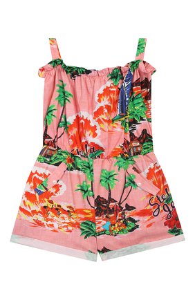Детский комбинезон STELLA JEAN KIDS розового цвета по цене 10900 руб., арт. 20E/J/JF/TJ01/1254/4A-6A | Фото 1 Детский комбинезон STELLA JEAN KIDS розового цвета, арт. 20E/J/JF/TJ01/1254/4A-6A | Фото 1 (Материал внешний: Хлопок; Рукава: Короткие; Девочки Кросс-КТ: Комбинезон-одежда; Ростовка одежда: 3 года | 98 см)