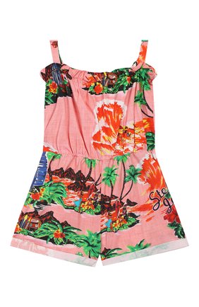 Детский комбинезон STELLA JEAN KIDS розового цвета по цене 10900 руб., арт. 20E/J/JF/TJ01/1254/4A-6A | Фото 2 Детский комбинезон STELLA JEAN KIDS розового цвета, арт. 20E/J/JF/TJ01/1254/4A-6A | Фото 2 (Материал внешний: Хлопок; Рукава: Короткие; Девочки Кросс-КТ: Комбинезон-одежда; Ростовка одежда: 3 года | 98 см)
