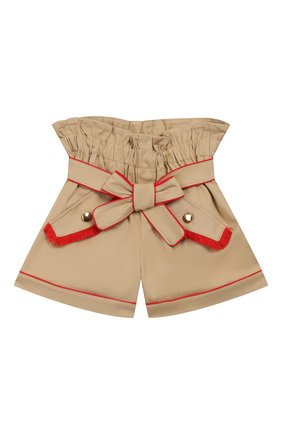 Детские хлопковые шорты STELLA JEAN KIDS бежевого цвета по цене 9815 руб., арт. 20E/J/JF/PC02/1141/8A-14A | Фото 1 Детские хлопковые шорты STELLA JEAN KIDS бежевого цвета, арт. 20E/J/JF/PC02/1141/8A-14A | Фото 1