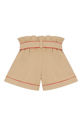Детские хлопковые шорты STELLA JEAN KIDS бежевого цвета по цене 9815 руб., арт. 20E/J/JF/PC02/1141/8A-14A | Фото 2 Детские хлопковые шорты STELLA JEAN KIDS бежевого цвета, арт. 20E/J/JF/PC02/1141/8A-14A | Фото 2