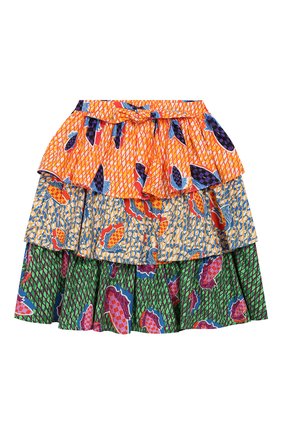 Детская хлопковая юбка STELLA JEAN KIDS разноцветного цвета по цене 12100 руб., арт. 20E/J/JF/G004/0347/4A-6A | Фото 1 Детская хлопковая юбка STELLA JEAN KIDS разноцветного цвета, арт. 20E/J/JF/G004/0347/4A-6A | Фото 1