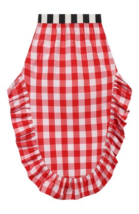 Детская хлопковая юбка STELLA JEAN KIDS красного цвета по цене 7445 руб., арт. 20E/J/JF/G002/0322/8A-14A | Фото 2 Детская хлопковая юбка STELLA JEAN KIDS красного цвета, арт. 20E/J/JF/G002/0322/8A-14A | Фото 2