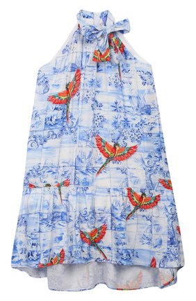 Детское платье STELLA JEAN KIDS голубого цвета по цене 17750 руб., арт. 20E/J/JF/AB45/2712/8A-14A | Фото 1 Детское платье STELLA JEAN KIDS голубого цвета, арт. 20E/J/JF/AB45/2712/8A-14A | Фото 1