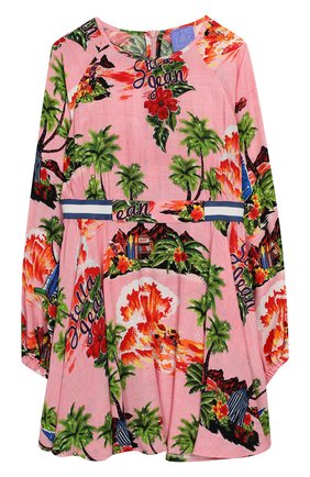 Детское платье STELLA JEAN KIDS розового цвета по цене 10500 руб., арт. 20E/J/JF/AB08/2714/8A-14A | Фото 1 Детское платье STELLA JEAN KIDS розового цвета, арт. 20E/J/JF/AB08/2714/8A-14A | Фото 1