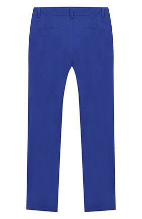 Детские хлопковые брюки MARCELO BURLON KIDS OF MILAN синего цвета по цене 16750 руб., арт. 20E/B/MB/3091/5000/8-14Y | Фото 2 Детские хлопковые брюки MARCELO BURLON KIDS OF MILAN синего цвета, арт. 20E/B/MB/3091/5000/8-14Y | Фото 2