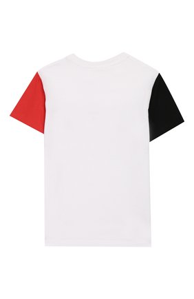 Детская хлопковая футболка STELLA MCCARTNEY белого цвета по цене 3240 руб., арт. 588484/S0J84 | Фото 2 Детская хлопковая футболка STELLA MCCARTNEY белого цвета, арт. 588484/S0J84 | Фото 2