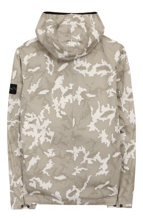 Детского ветровка с капюшоном STONE ISLAND хаки цвета по цене 29950 руб., арт. 721641337/14 | Фото 2 Детского ветровка с капюшоном STONE ISLAND хаки цвета, арт. 721641337/14 | Фото 2
