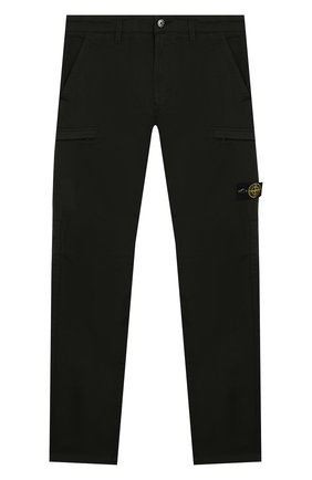 Детские хлопковые брюки STONE ISLAND темно-зеленого цвета по цене 9720 руб., арт. 721630912/6-8 | Фото 1 Детские хлопковые брюки STONE ISLAND темно-зеленого цвета, арт. 721630912/6-8 | Фото 1