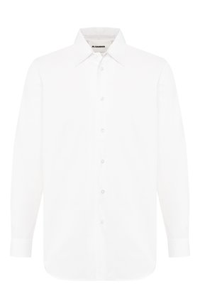 Мужская хлопковая рубашка JIL SANDER белого цвета по цене 27800 руб., арт. JSMQ741626-MQ244300 | Фото 1 Мужская хлопковая рубашка JIL SANDER белого цвета, арт. JSMQ741626-MQ244300 | Фото 1