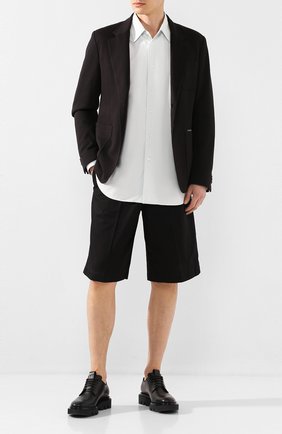 Мужская хлопковая рубашка JIL SANDER светло-зеленого цвета по цене 27800 руб., арт. JSMQ741626-MQ244300 | Фото 2 Мужская хлопковая рубашка JIL SANDER светло-зеленого цвета, арт. JSMQ741626-MQ244300 | Фото 2
