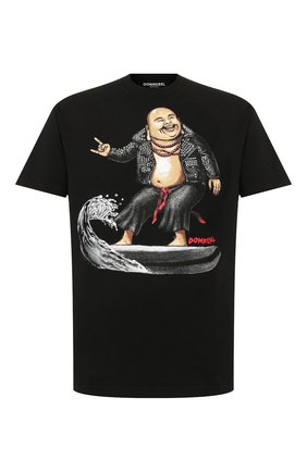 Мужская хлопковая футболка DOM REBEL черного цвета по цене 7970 руб., арт. ZEN/0VERSIZE T-SHIRT | Фото 1 Мужская хлопковая футболка DOM REBEL черного цвета, арт. ZEN/0VERSIZE T-SHIRT | Фото 1