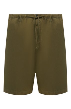 Мужские хлопковые шорты DRIES VAN NOTEN хаки цвета по цене 26850 руб., арт. 201-20949-9291 | Фото 1 Мужские хлопковые шорты DRIES VAN NOTEN хаки цвета, арт. 201-20949-9291 | Фото 1