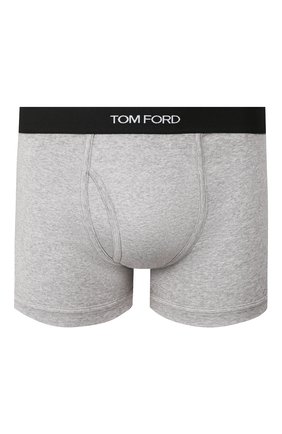 Мужские хлопковые боксеры TOM FORD серого цвета по цене 6520 руб., арт. T4LC30040 | Фото 1 Мужские хлопковые боксеры TOM FORD серого цвета, арт. T4LC30040 | Фото 1