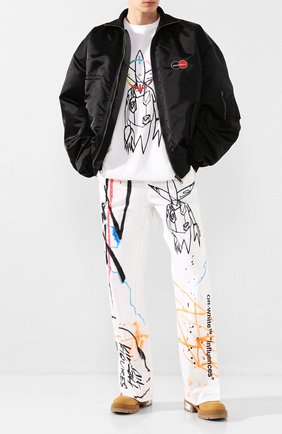 Мужские джинсы OFF-WHITE белого цвета по цене 86650 руб., арт. 0MYA075S20D050510188 | Фото 2 Мужские джинсы OFF-WHITE белого цвета, арт. 0MYA075S20D050510188 | Фото 2