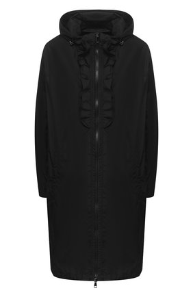 Женский плащ sauge MONCLER черного цвета по цене 58200 руб., арт. F1-093-1C721-00-C0063 | Фото 1 Женский плащ sauge MONCLER черного цвета, арт. F1-093-1C721-00-C0063 | Фото 1