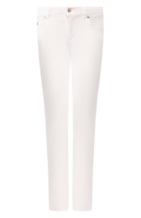 Женские джинсы VERSACE JEANS COUTURE белого цвета по цене 15350 руб., арт. A1HVA0K4-VDP500 4/60501 | Фото 1 Женские джинсы VERSACE JEANS COUTURE белого цвета, арт. A1HVA0K4-VDP500 4/60501 | Фото 1