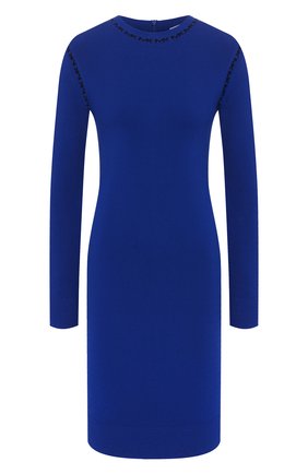 Женское платье из вискозы MICHAEL MICHAEL KORS синего цвета по цене 22050 руб., арт. MF98ZGABVC | Фото 1 Женское платье из вискозы MICHAEL MICHAEL KORS синего цвета, арт. MF98ZGABVC | Фото 1