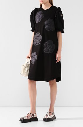 Женское платье 4 moncler simone rocha MONCLER GENIUS черного цвета по цене 62900 руб., арт. F1-09W-8I700-40-829H6 | Фото 2 Женское платье 4 moncler simone rocha MONCLER GENIUS черного цвета, арт. F1-09W-8I700-40-829H6 | Фото 2